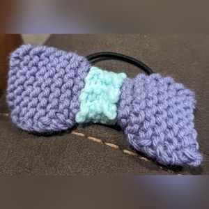 Handmade knit bow